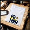 Unısex-Oversize-Beyaz-SariKanarya-Baskili-T-Shirt